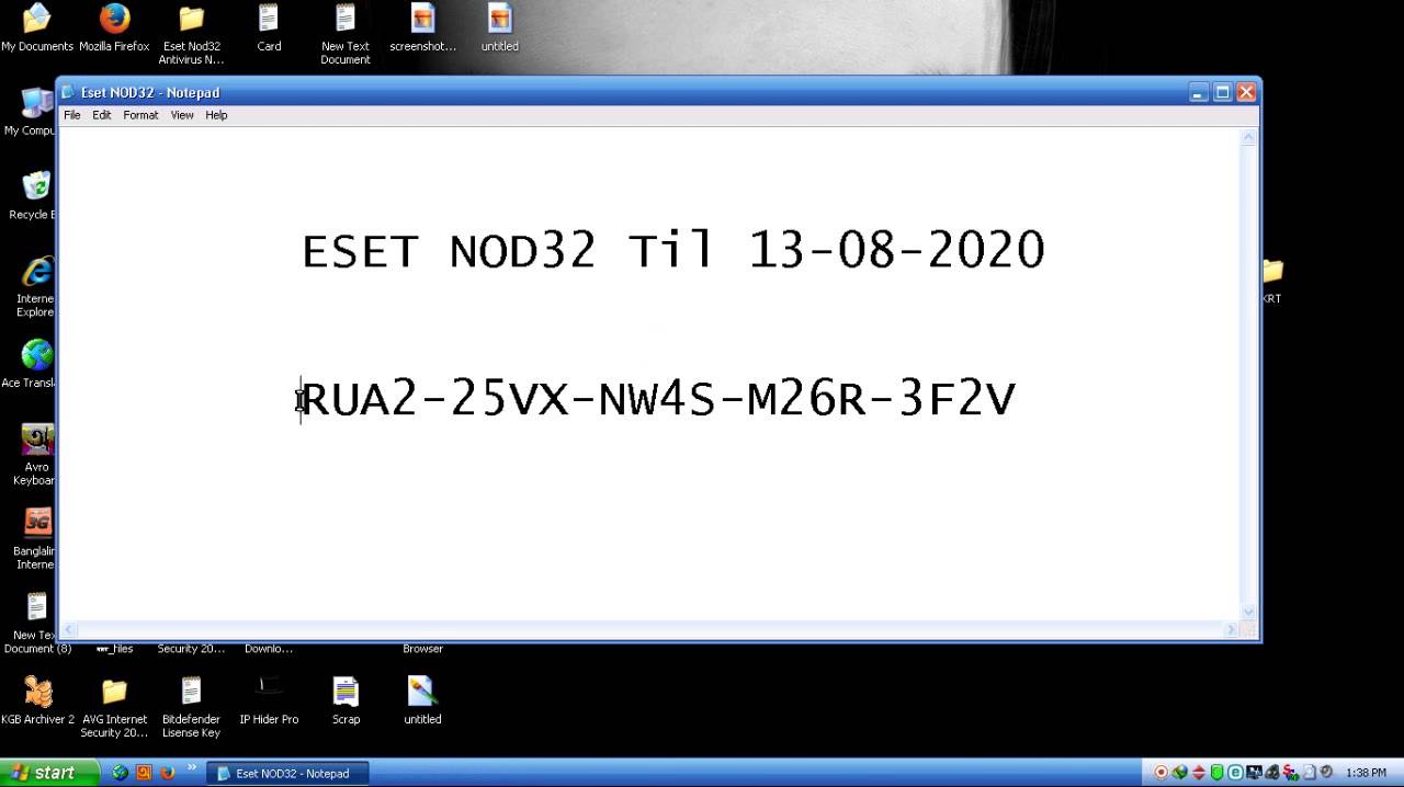 Serial key eset nod32